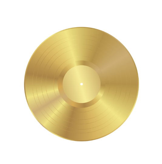 Gold Vinyl Record